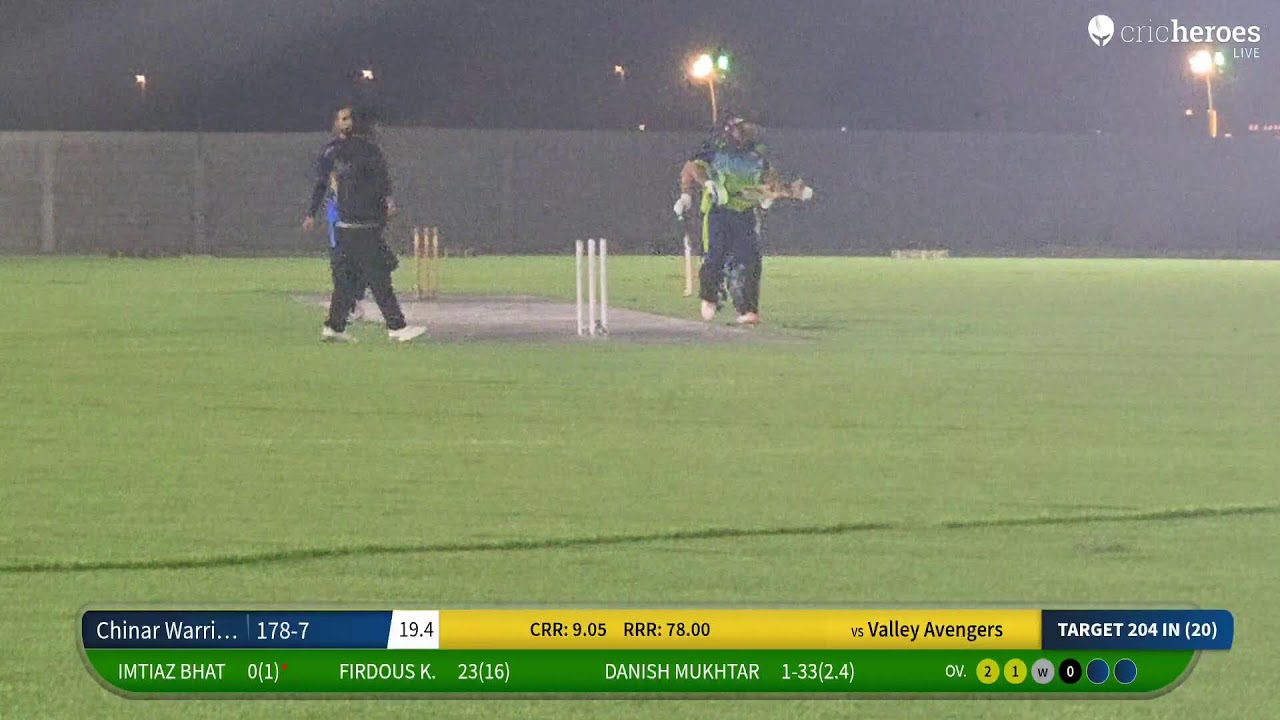 Valley Avengers vs Chinar Warriors live cricket match | Kashmir Premier League-KSA live - Epca KFMC