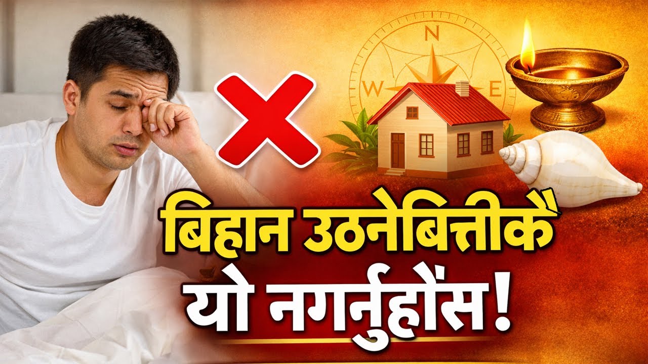 विहान उठ्ना साथ के गर्ने त ? 🤔 वास्तु शास्त्र यसो भन्छ… | Jyotish Vastu Tips Nepali #VastuShastra