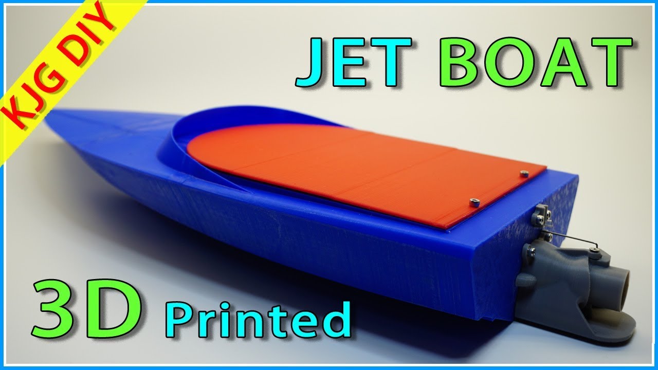 How to build a 3D printed jet boat at home | Part 1 | KJG DIY