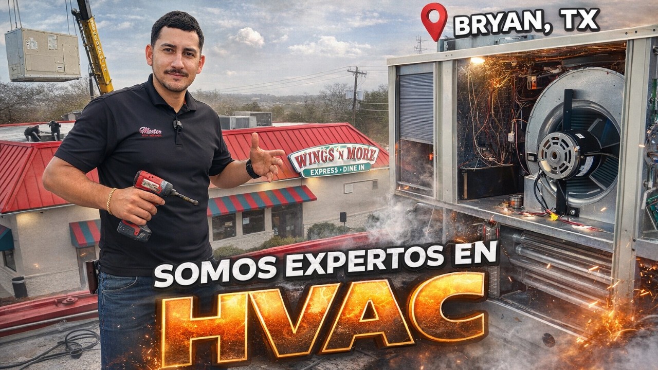 Asi Instalamos un nuevo sistema de climatizacion en un restaurante en estados unidos