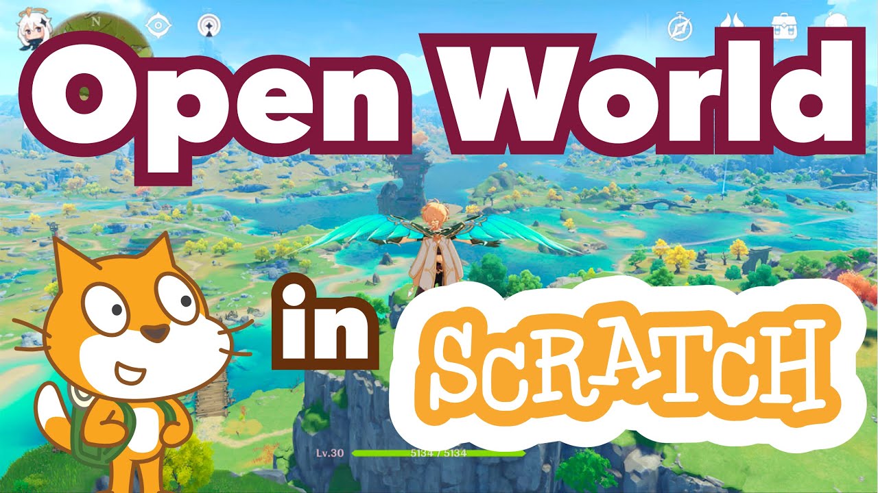 Создайте игру/RPG с открытым миром в Scratch | Учебное пособие