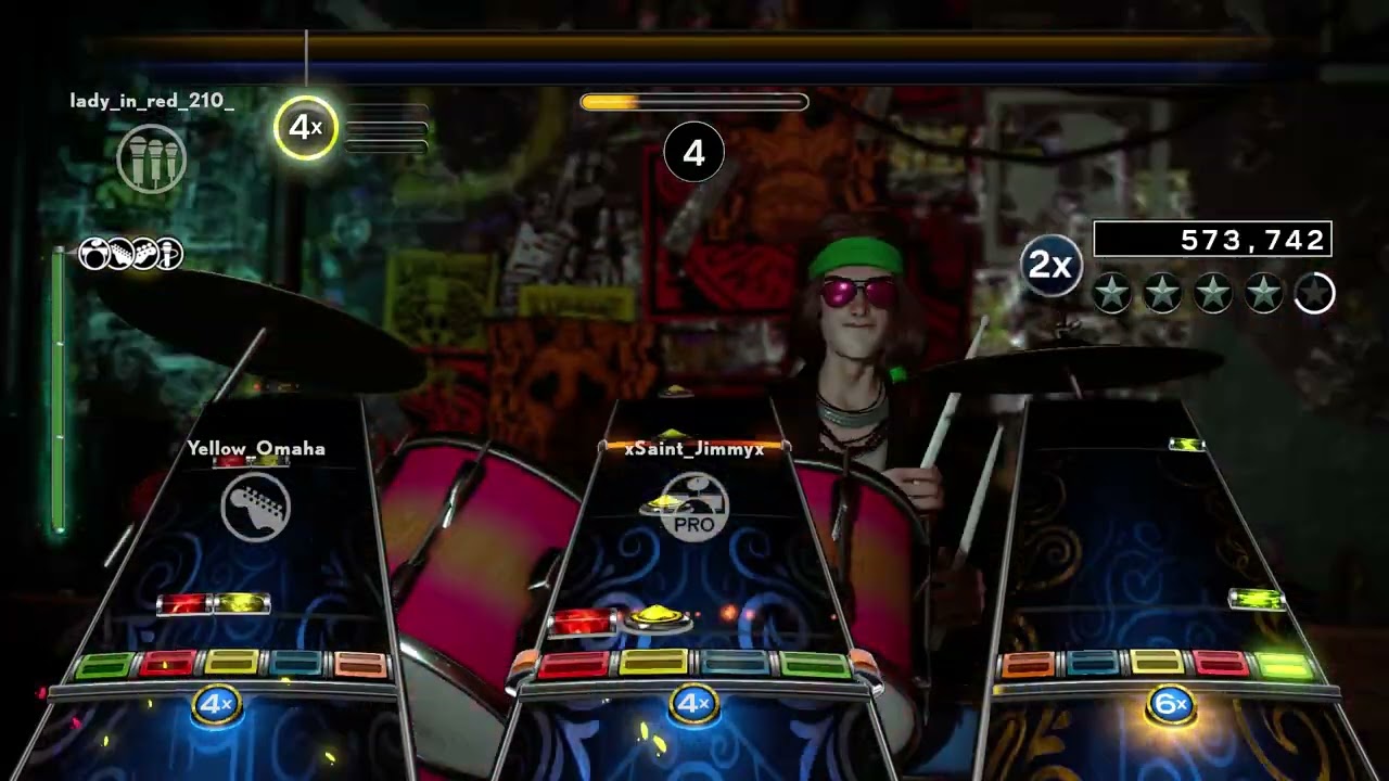 Rock Band 4 - Yellow - Coldplay - Full Band [HD]