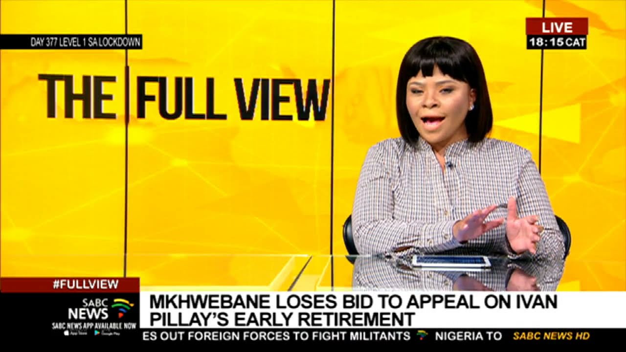Reaction to Mkhwebane's bid to appeal judgement on Ivan Pillay: Karyn Maughan
