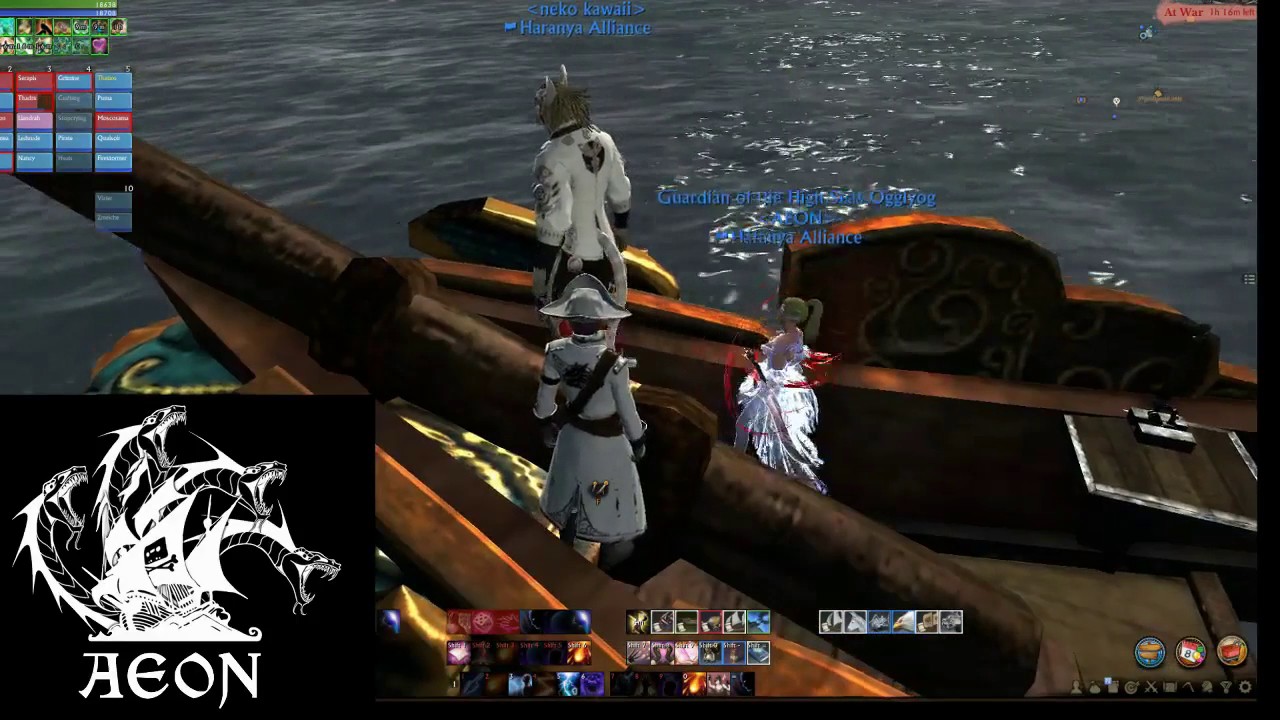 Aeon Naval Galleon Fights off IMBA Core Navy at Abyssal