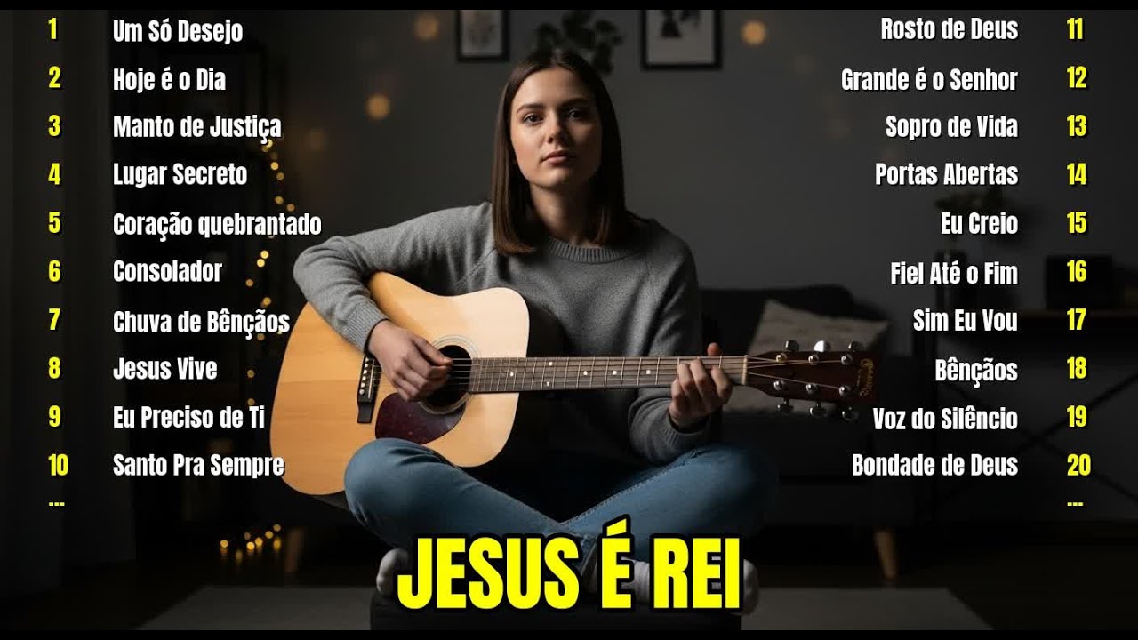 Playlist Gospel Poderosa | 30 Músicas Cristãs para Oração e Cura 2026