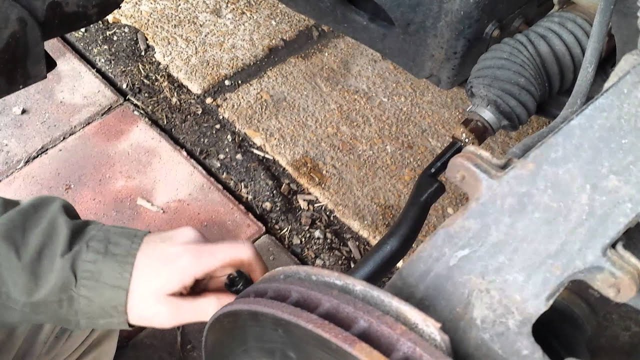 how to fix, change, replace  outer tie rod end