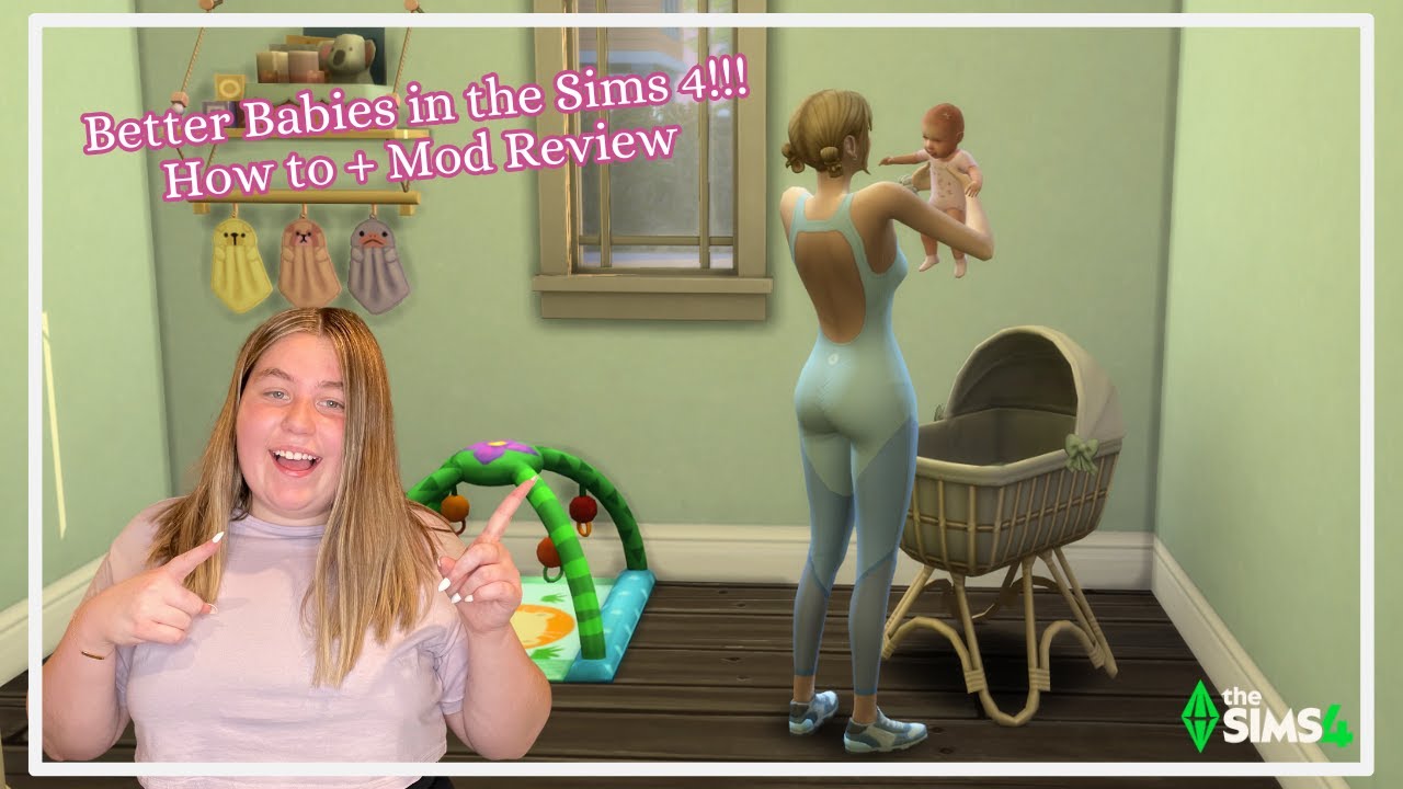 🍼 Дети в The Sims 4 стали лучше?! | Обзор мода Custom Newborn Overrides + руководство 👶✨
