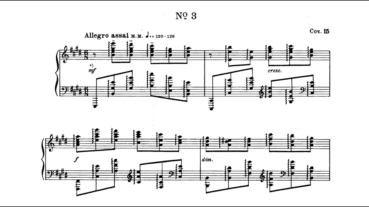 Scriabin - Prelude Op. 15, No. 3 [Maria Lettberg]