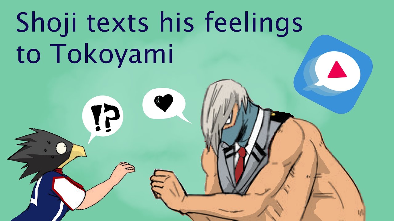 Shoji texts his feelings to Tokoyami