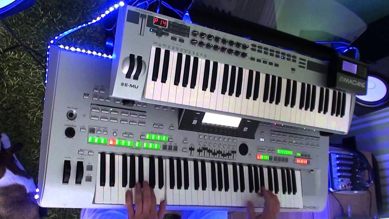 daft punk - get lucky cover  played on tyros 3 with vst plugins