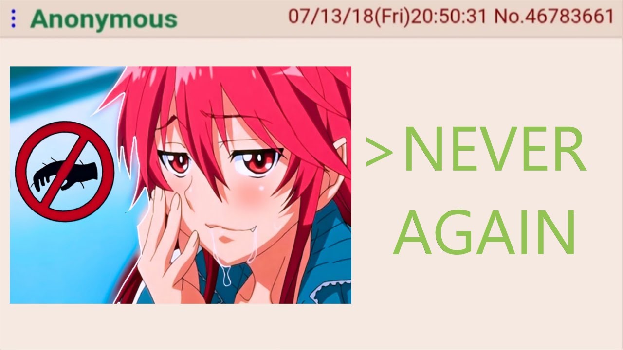 4chan user tries not to splooge