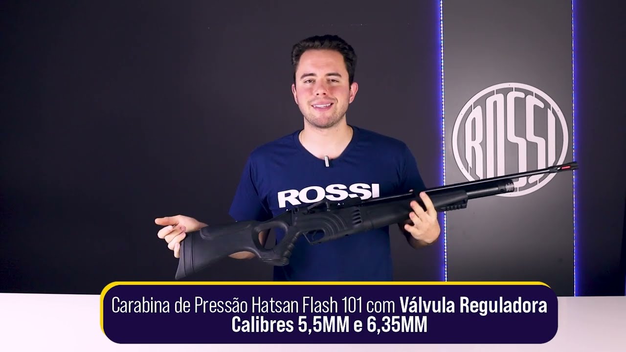 Novidade na Rossi: HT Flash 101 5,5MM e 6,35MM com válvula reguladora