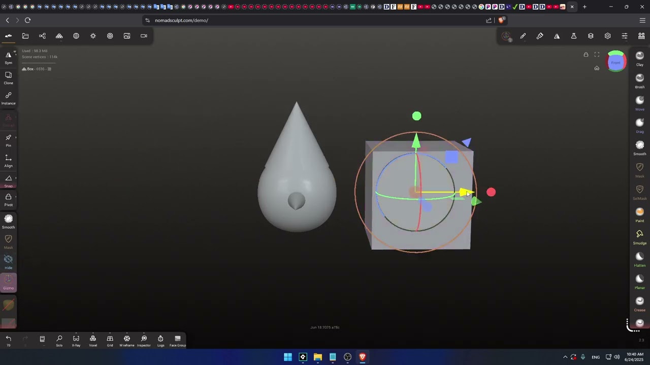 Nomad Sculpt How To Delete Objects On Scene