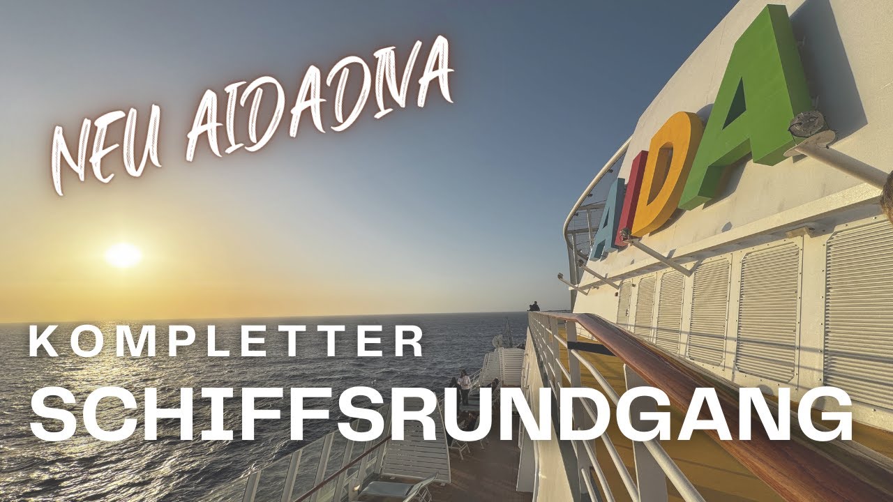 DIE NEUE AIDADIVA: Schiffsrundgang nach AIDAevolution