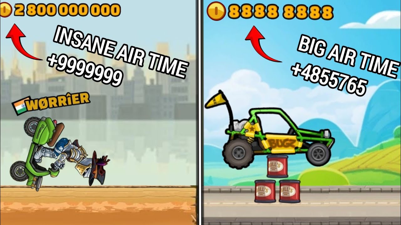 Hill climb racing 2 - Trying All money & Other glitches in 2025 😃 . 
