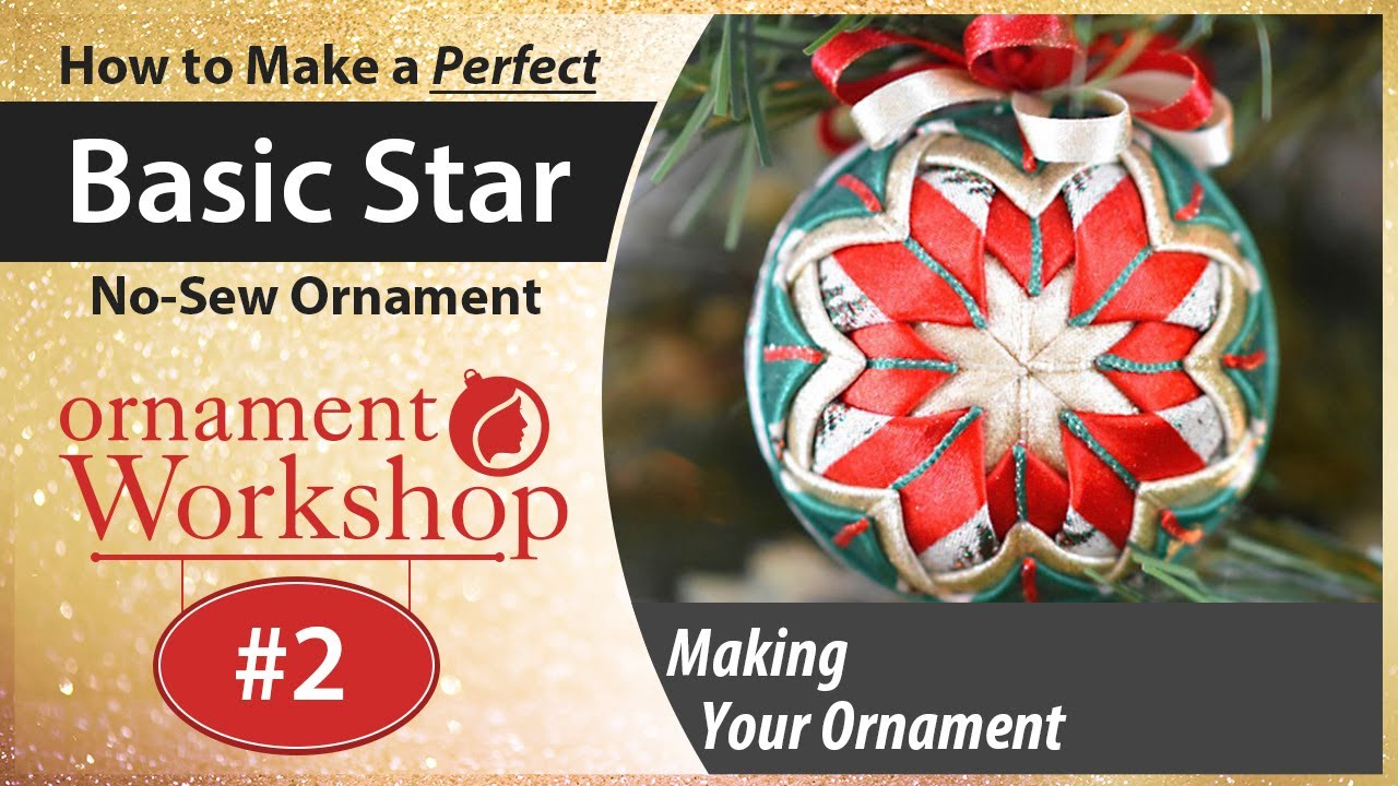 Make a PERFECT No-Sew Quilted Ornament - Part 2