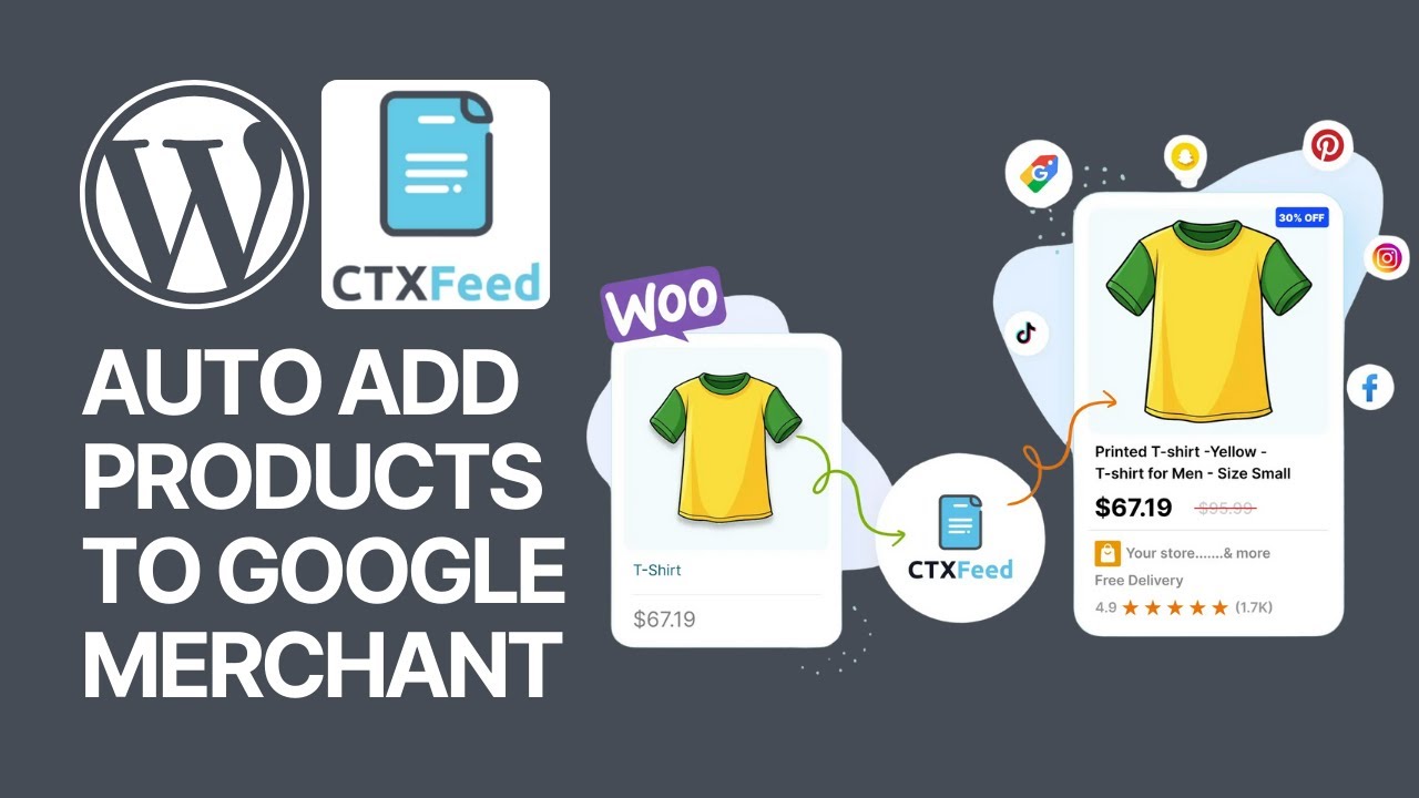 How to Add WooCommerce Products to Google Merchant Center Automatically (Step-by-Step with CTX Feed)