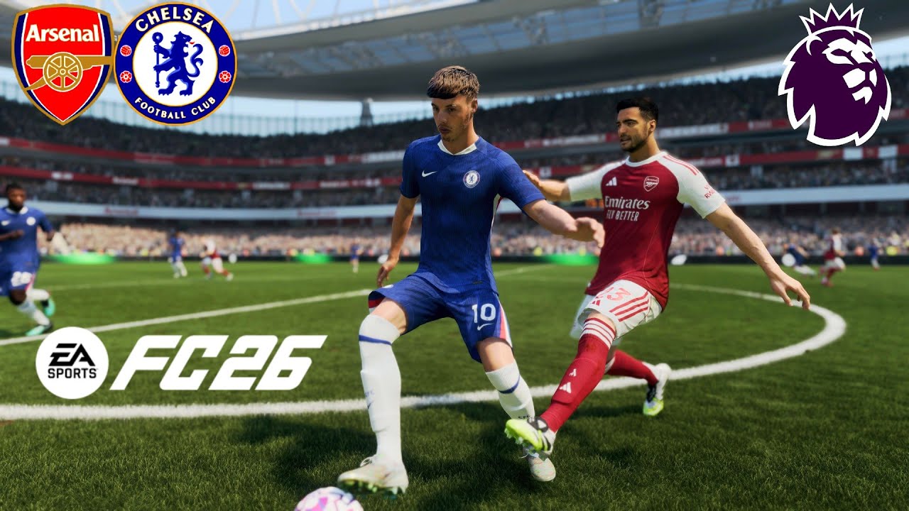 FC 26 — АУТЕНТИЧНЫЙ ГЕЙМПЛЕЙ — АРСЕНАЛ — ЧЕЛСИ — ПРЕМЬЕР-ЛИГА 25/26 — EMIRATES STADIUM 4K PS5