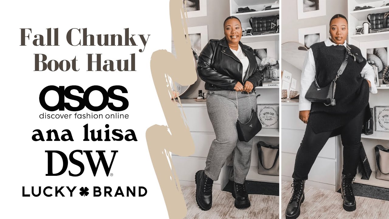 Fall Chunky Boots Haul | Affordable Chunky Boots from ASOS, Lucky Brand, & DSW