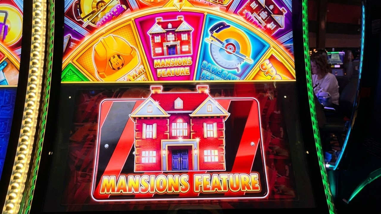 INSANE! MANSIONS FEATURE, $2 DENOM, $20 SPINS on Huff N' Puff! #slot #casino #jackpot #slotmachine