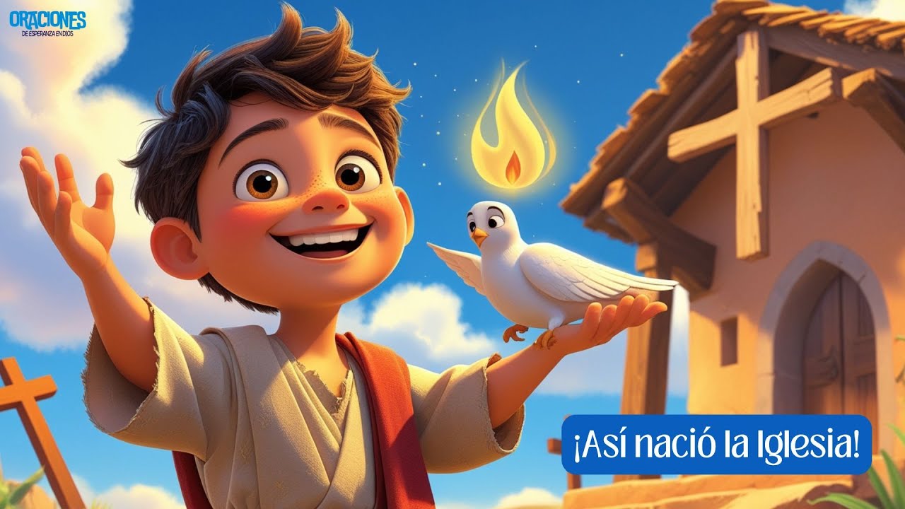 🔥 ¿Cómo nació la Iglesia? | Explicación fácil para niños ✝️ Conoce su origen en Pentecostés