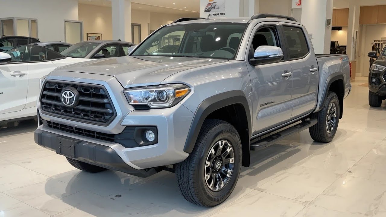 New 2026 Toyota Pickup Car in stunning GREY colour 