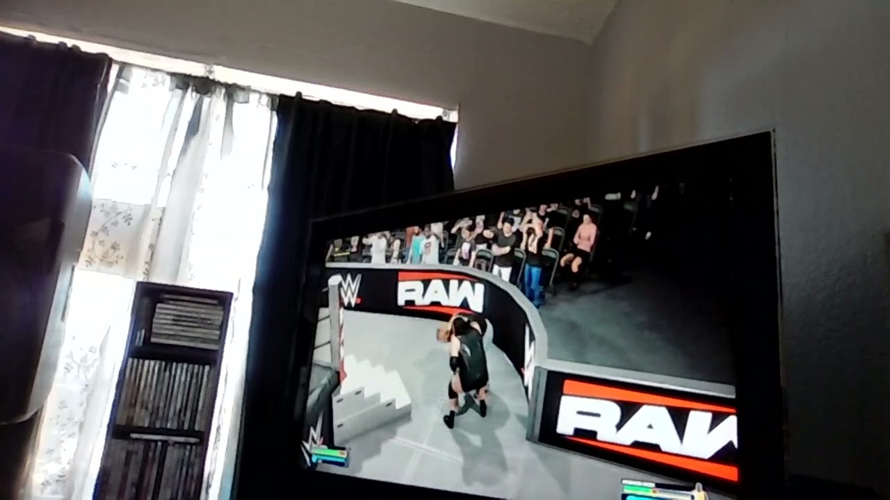 WWE 2K 25 two matches by the way, sorry for my dog barking in the background