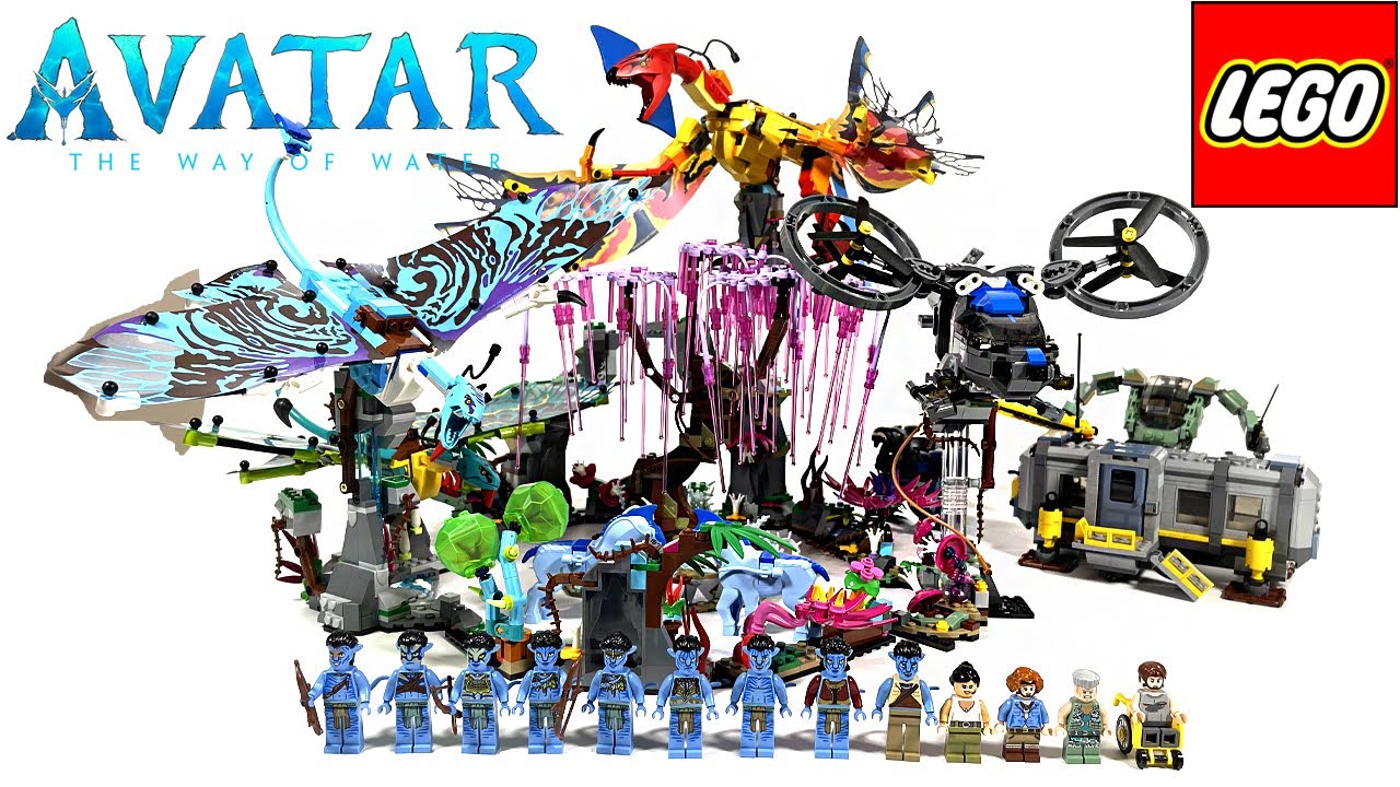 ALL LEGO Avatar: The Way of Water 75571, 75572,75573,75574 Compilation/Collection