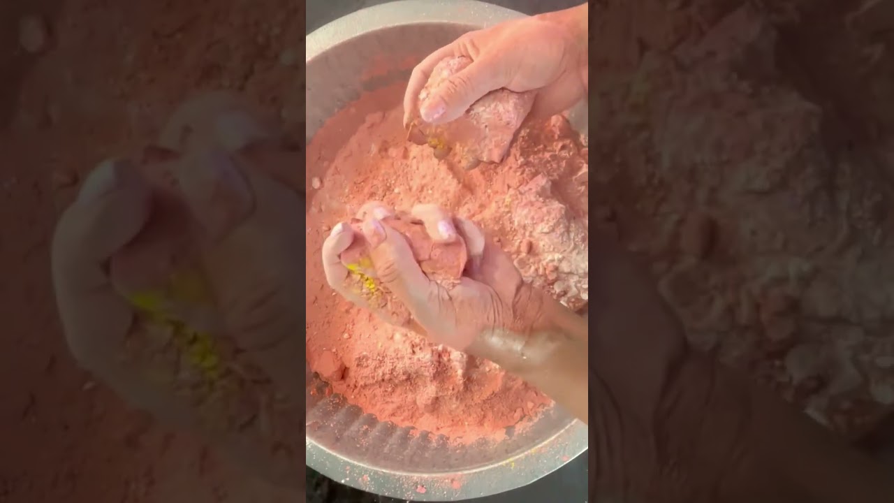 تكسير طباشير لامع 