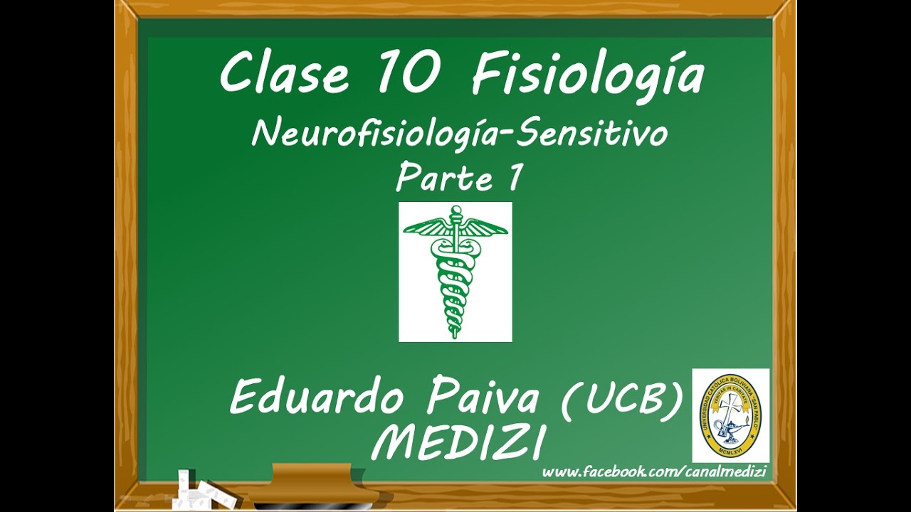 Clase 10 Fisiolog&iacute;a - Neurofisiolog&iacute;a Sensitivo 1  (IG:@doctor.paiva)