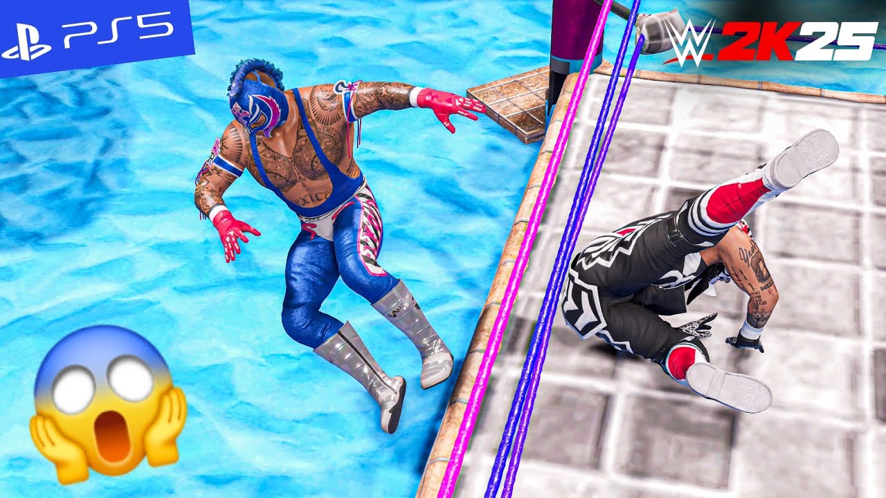 WWE 2K25 - Splash. Slam. Survive. 30-Man Water Royal Rumble | PS5" [4K60]