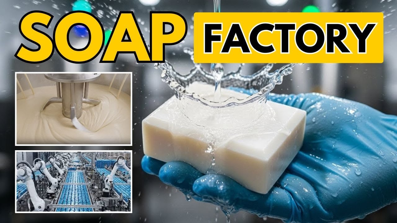 The Soap Factory: How 1 Million Bars Are Made Every Day | Full Process