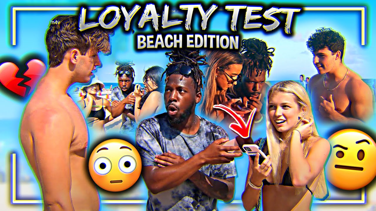 Sister gets REVENGE on her sister?! She got caught HIDING her phone!-Beach Loyalty Test!