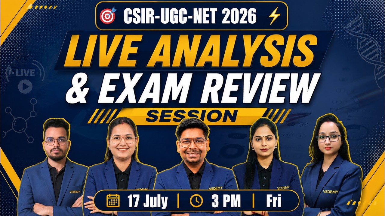 🔴 LIVE: CSIR NET Life Science 2026 Exam Analysis 🔥 | Kaisa Raha Paper? | Difficulty Level |