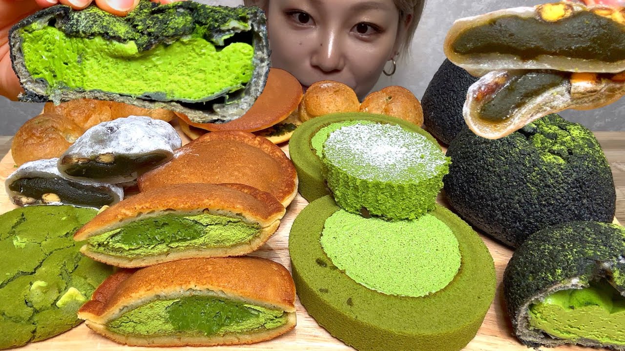 【抹茶スイーツ🍵🍰】ASMR 日本語字幕