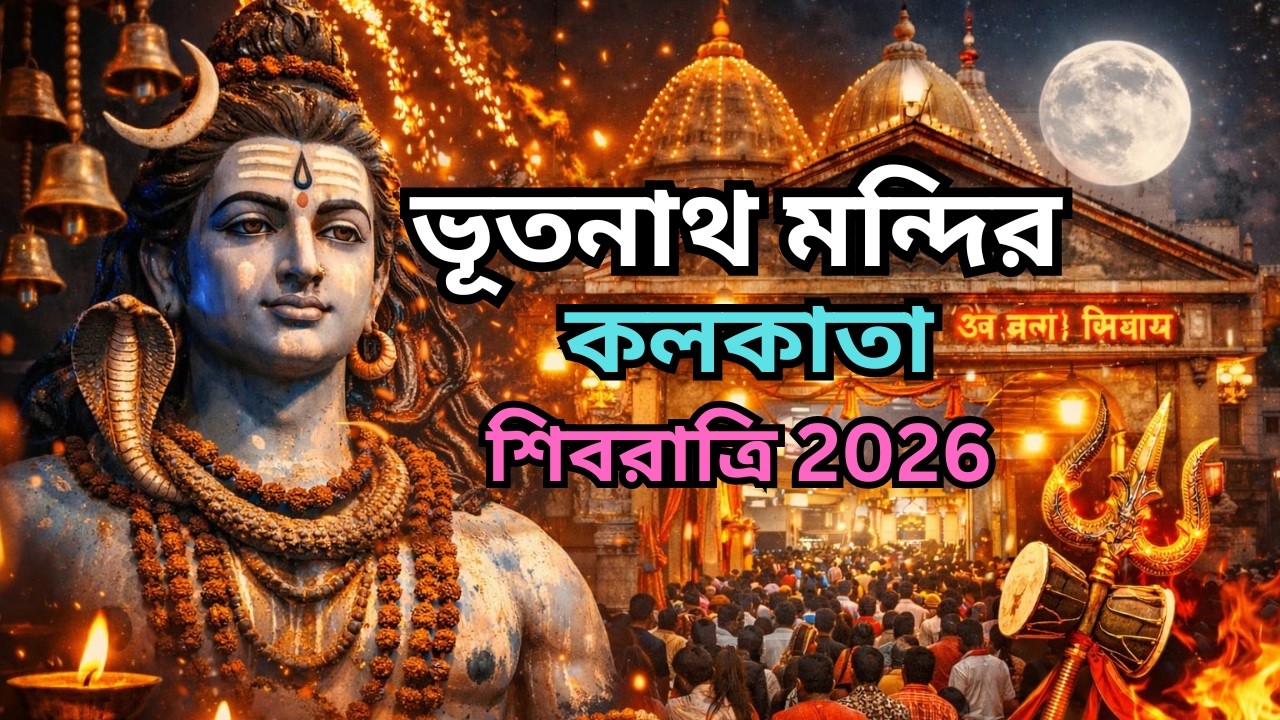 Bhootnath Mandir Kolkata Shivratri 2026 🔱 | Full Temple Tour