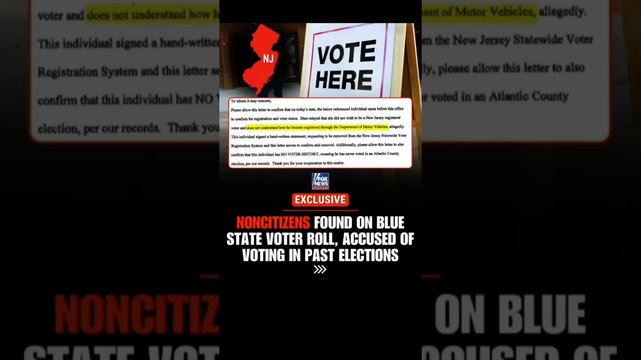 🇺🇲NONCITIZENS FOUND ON BLUE STATE VOTER ROLL,ACCUSED OF VOTING IN PAST ELECTIONS#FOX NEWS#SHORT🇺🇲