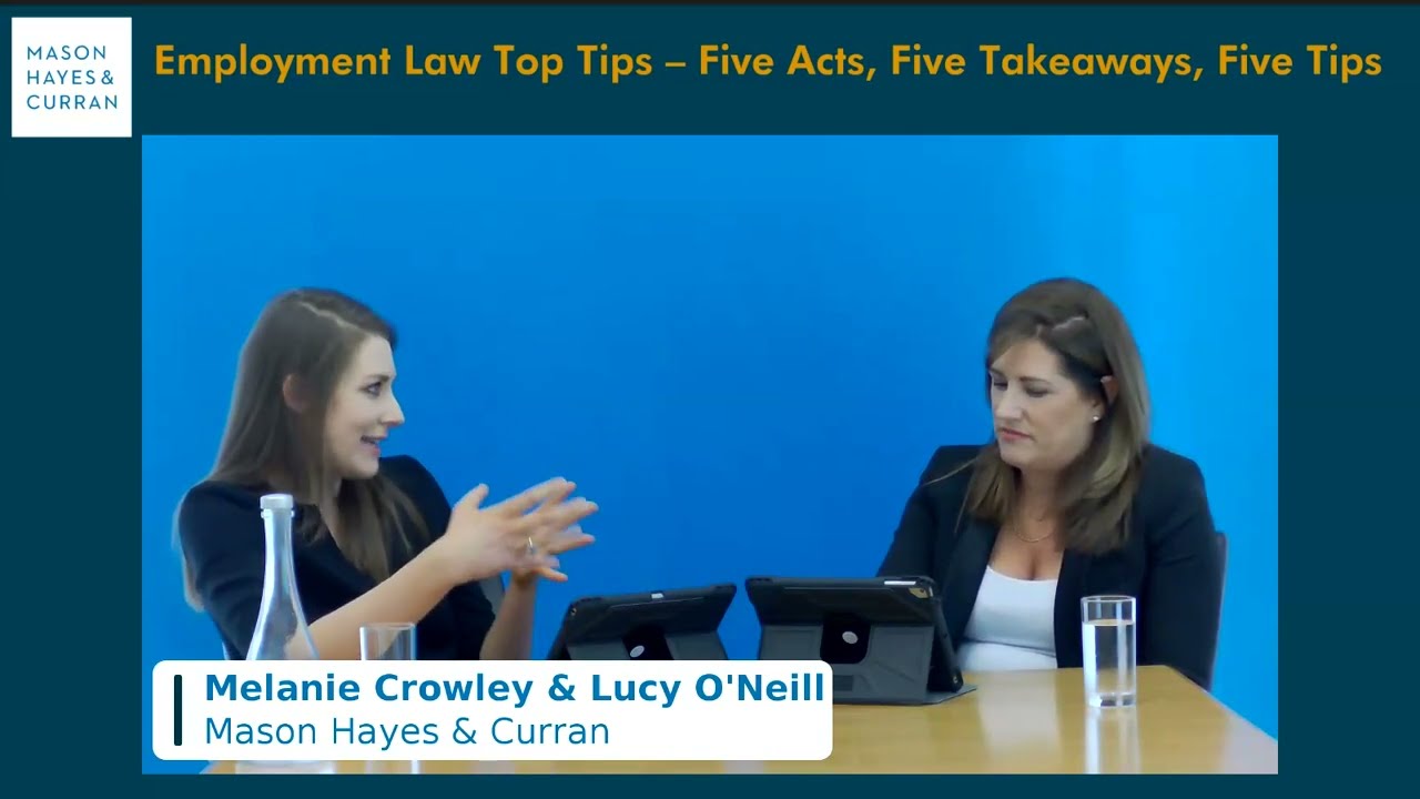 Webinar: Employment Law Top Tips &ndash; Five Acts, Five Takeaways, Five Tips