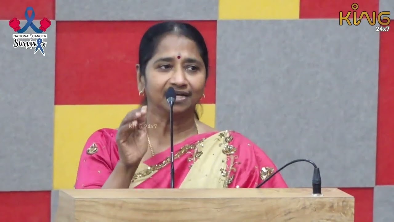 Dr. Mallika Mam Speech || National Cancer Survivors Day -2022 || Thangam Cancer Center at Namakkal