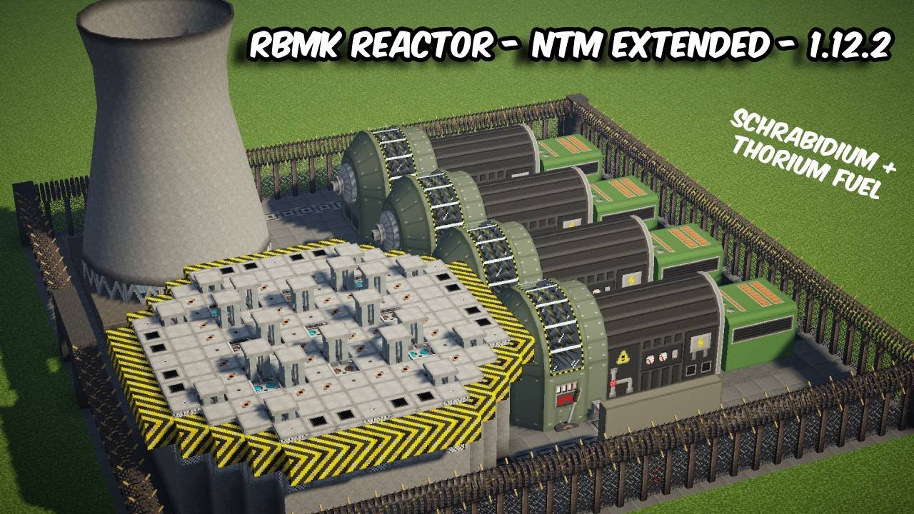 RBMK Reactor - Thorium_Uranium + Schrabidium Fuel - NTM Extended (1.12.2)