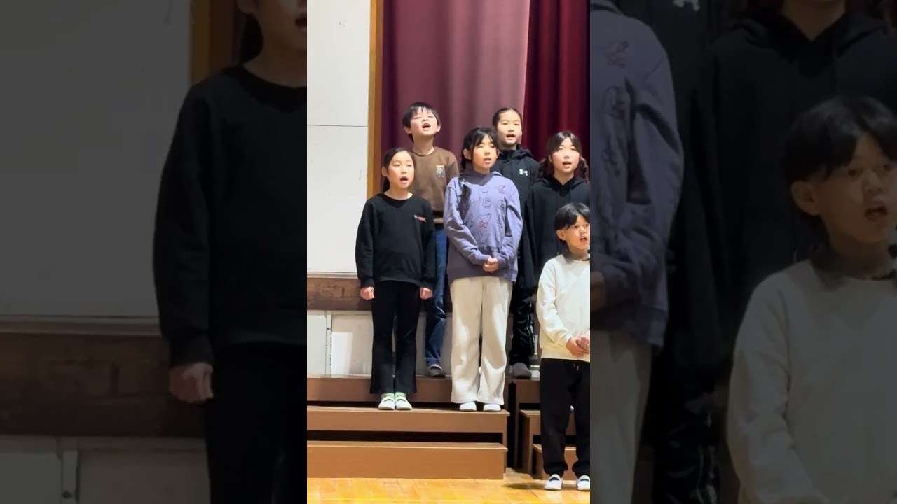 最後はみんなで感謝の歌🎤「10歳をむかえる会」本当に感動🥺ありがとう😊