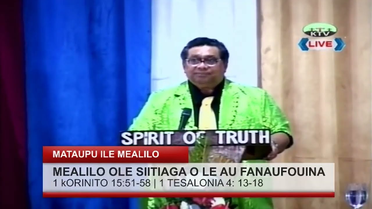MEALILO OLE SIITIAGA O LE AU FANAUFOUINA | Apostle Viliamu Mafo'e | 27.09.2020 | WCCCW (KTV)