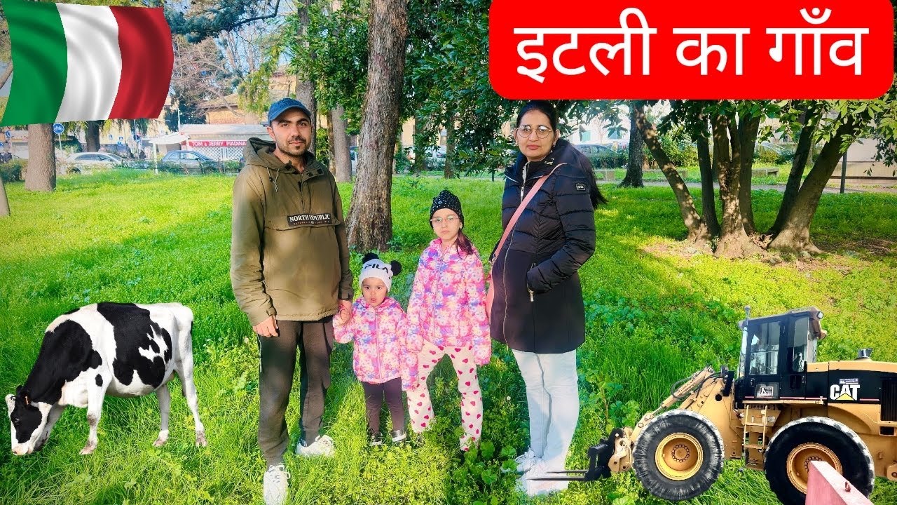 इटली में गांव कैसा होता है / / गांव का माहौल और सुविधाएं / Village Life in ITALY 🇮🇹 