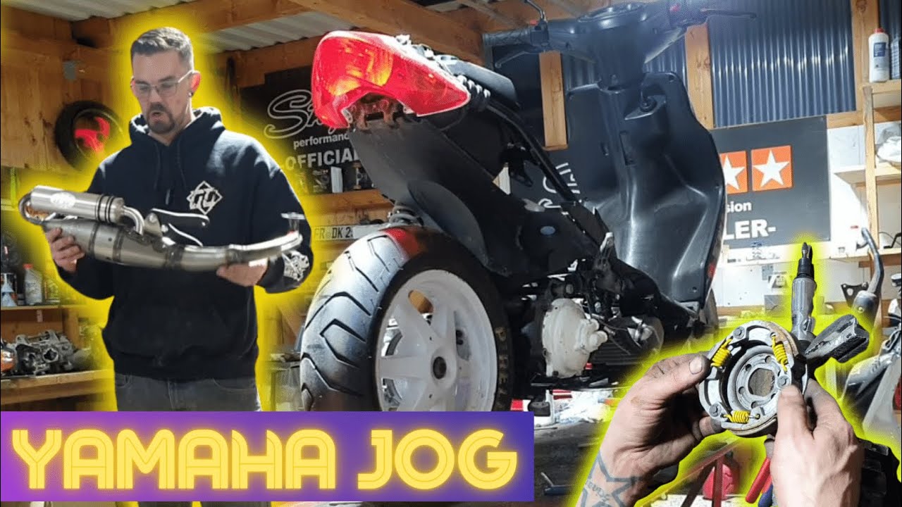 Yamaha - Mbk Jog RR Teil 1 Minarelli Auspuff - Vario - Kupplung - Abstimmen @sirkenny1
