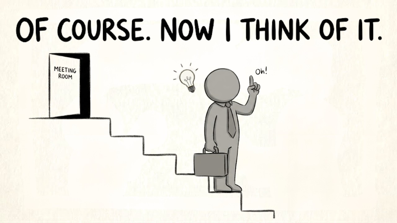 You Don't Think Too Slowly. You Think in Second Drafts.