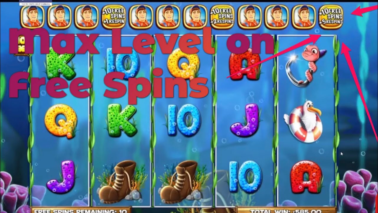 Gambling ALL Wins for Max Free Spins on “ Catch of The Day, Reeling ‘Em In“ £2-£3 Stakes - Online