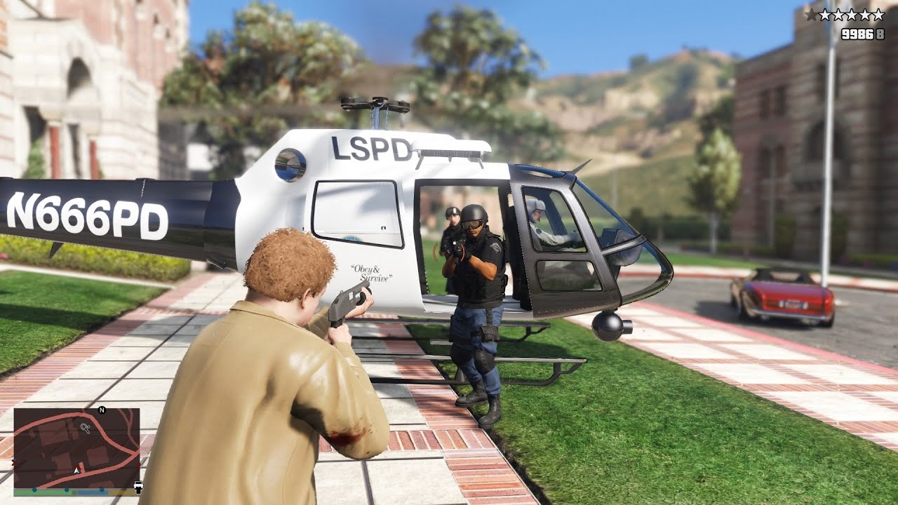 GTA V Jimmy De Santa 10 Star Rampage + Escape [R.D.E. 4.0.4]