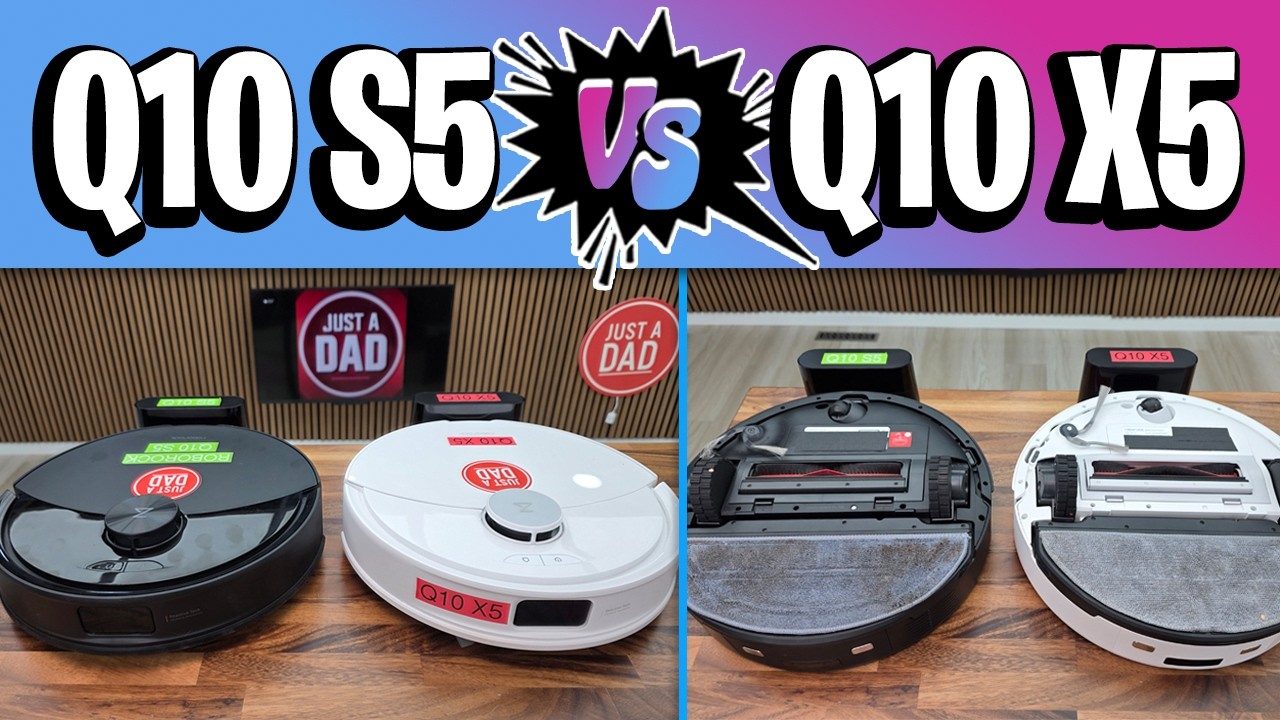 Roborock Q10 S5 vs Q10 X5 Robot Vacuum & Mop COMPARISON - The Vibrating Mop Pad Difference Tested!