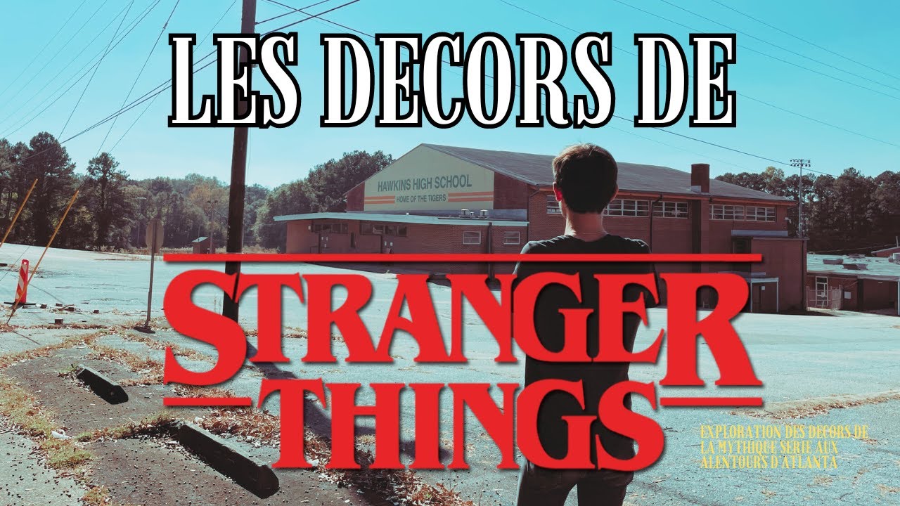 DANS LES DECORS DE STRANGER THINGS !!