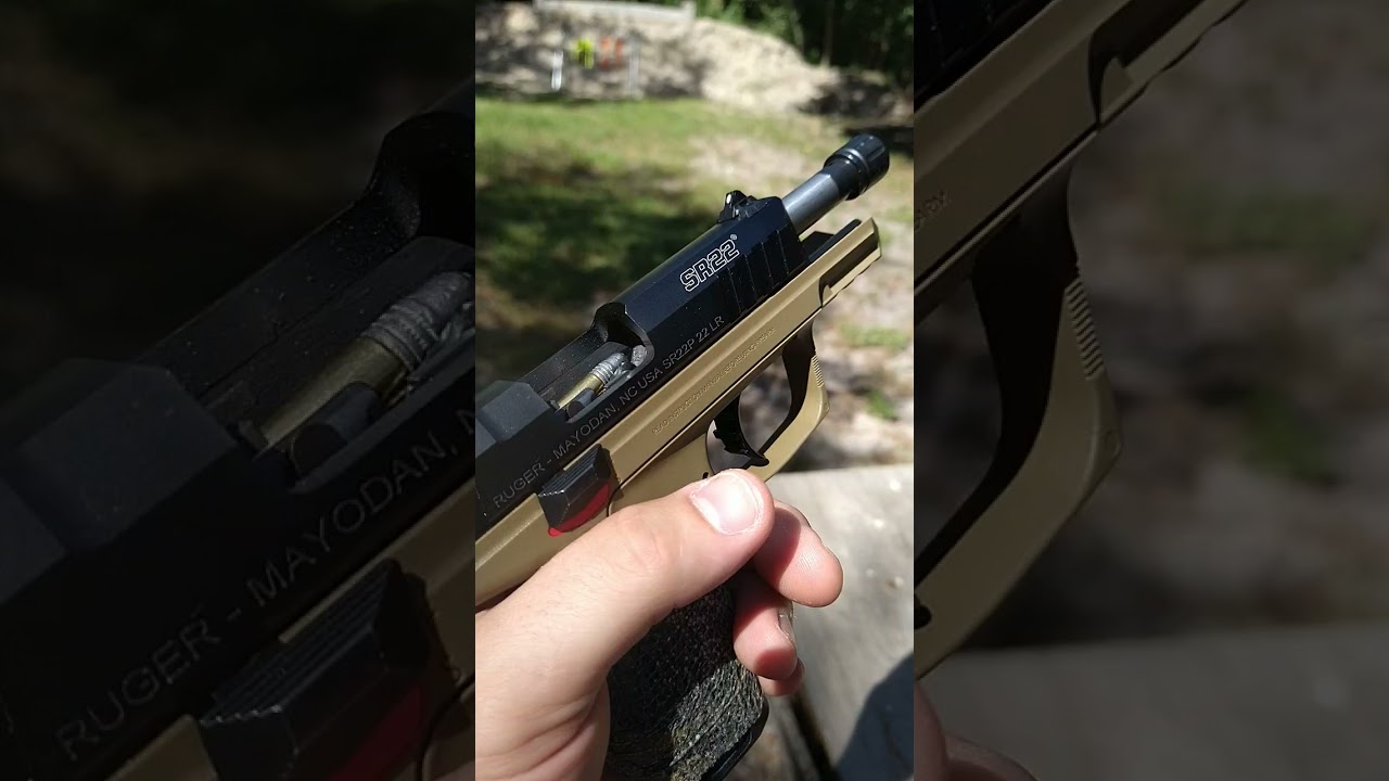 Ruger sr22 suppressed